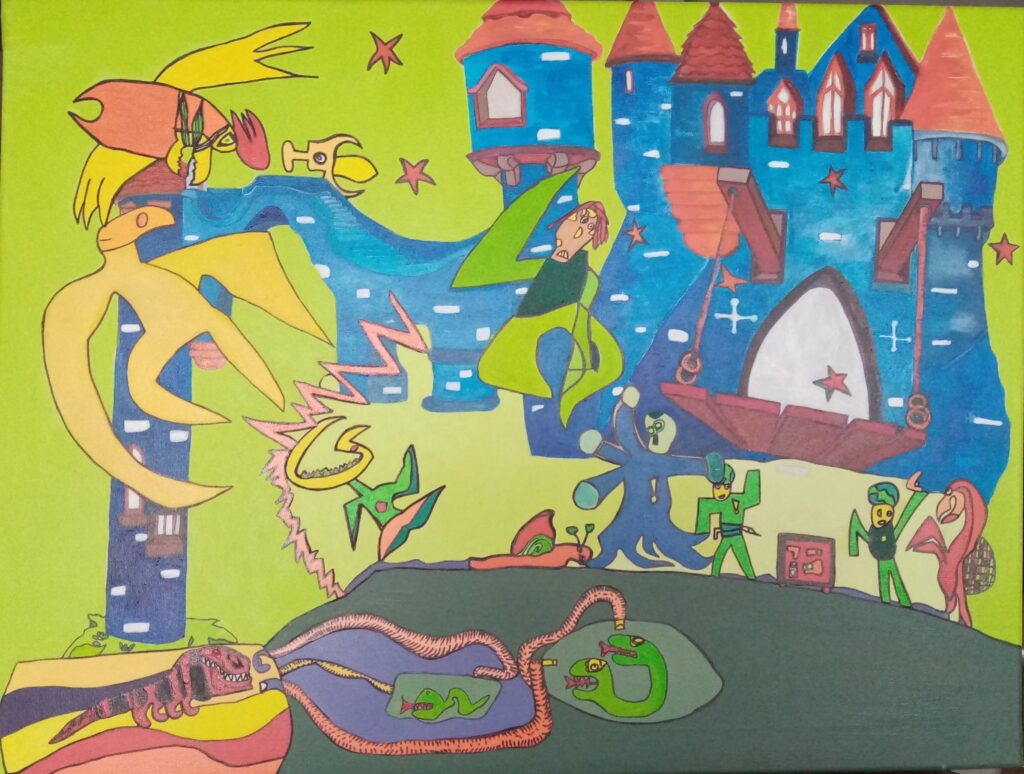 Travail d'enfant art-thérapie